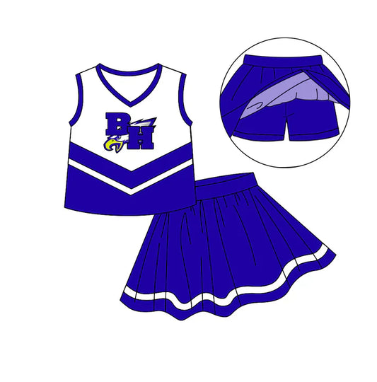 Baby girls custom team cheer outfit add shorts