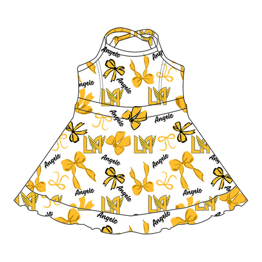 Toddle girls wholesale custom team design dress