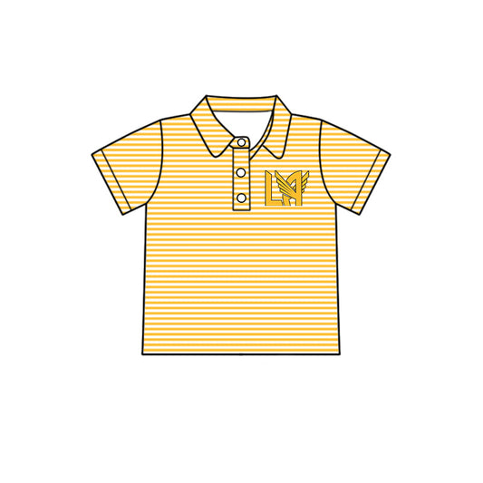 Kids baby short sleeve custom team pullover top