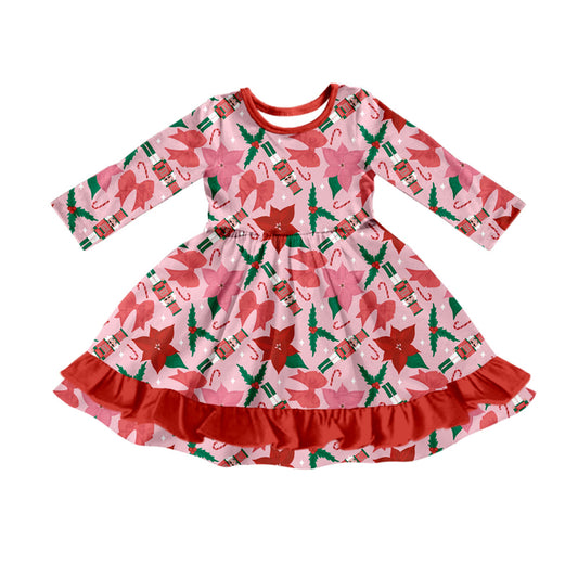 Toddle girls Christmas design long sleeve dress