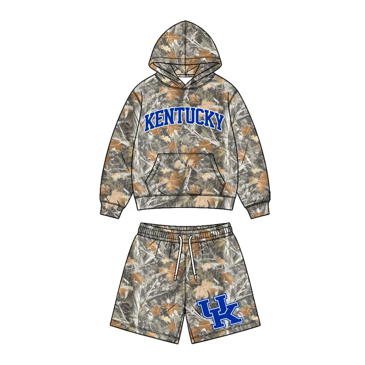 Toddle kids custom kentucky team design boy long sleeve clothes wholesale price