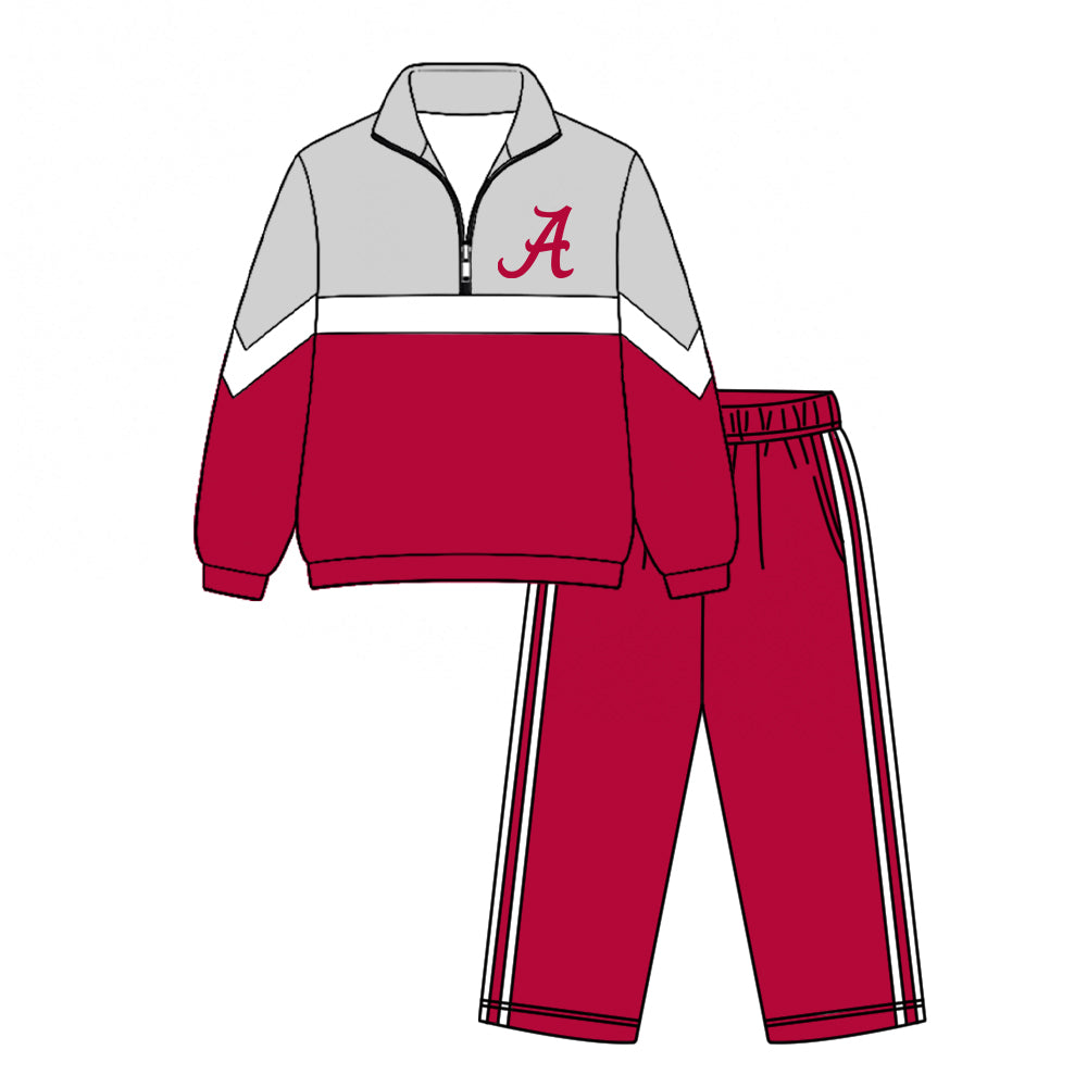 Toddle kids custom Alabama team design long sleeve outfit