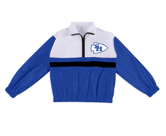 Kids team style long sleeve pullover top