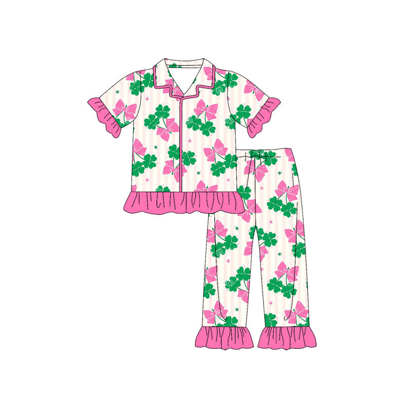 Saint Patrick's Day kids pajama set wholesal factory price