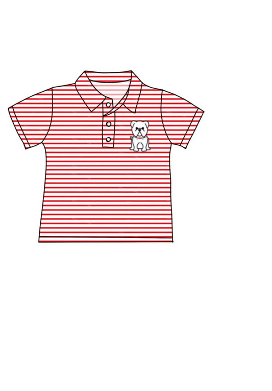baby boy short sleeve team polo shirt
