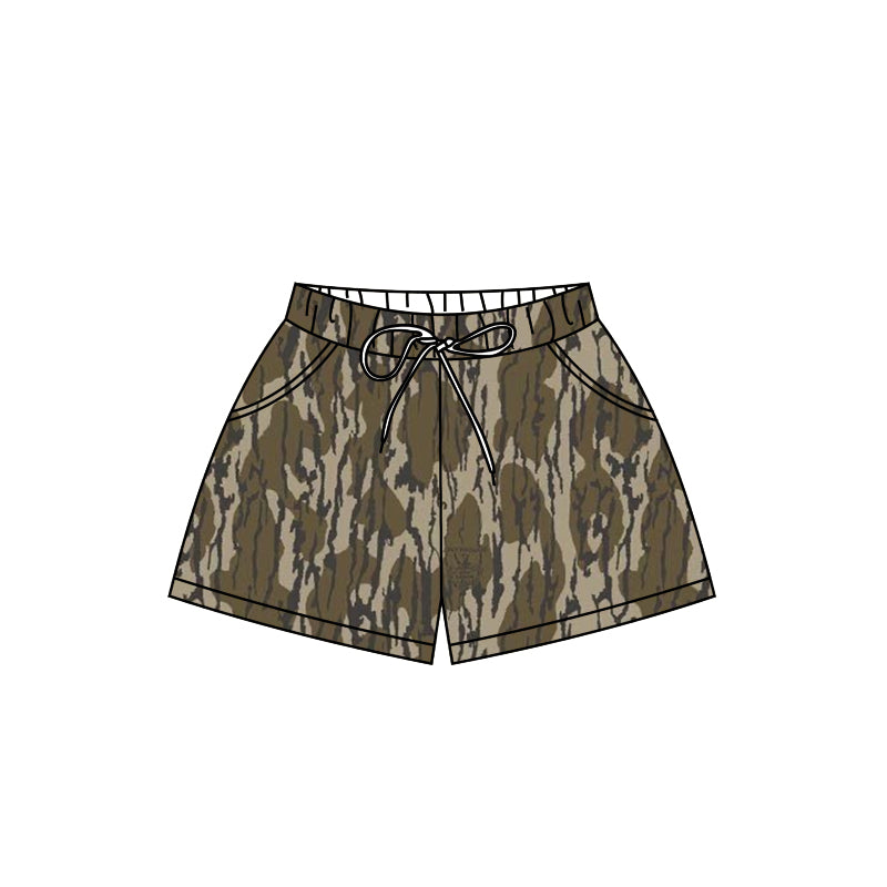 Adult women summer camo shorts
