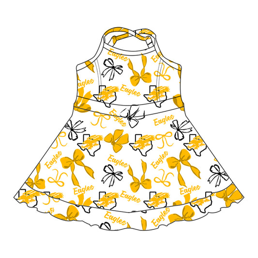 Toddle girls wholesale custom team design dress