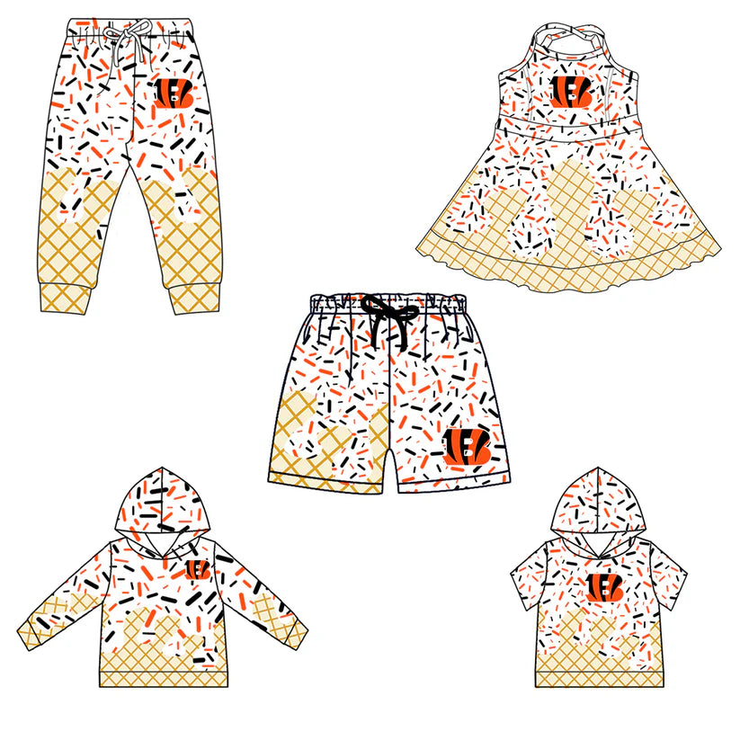 Toddle baby custom team design matching outfit