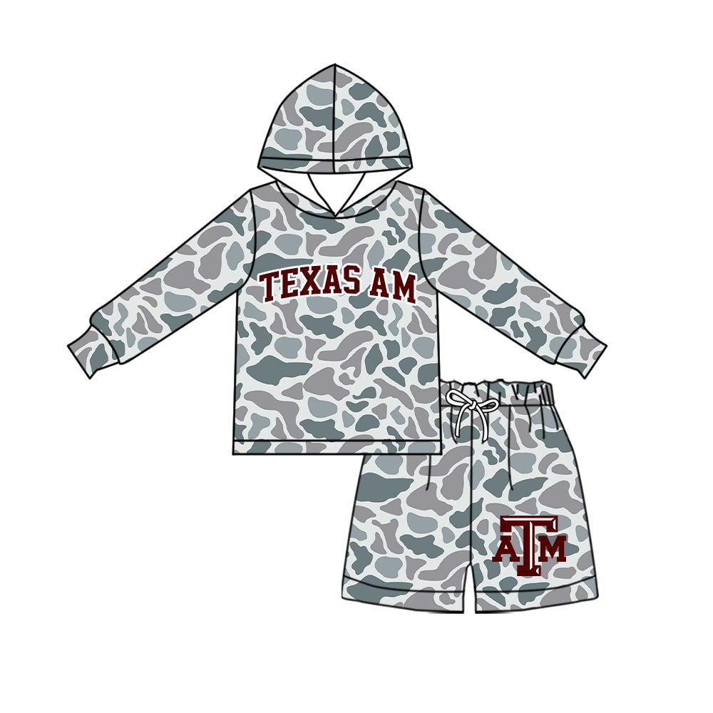Toddle kids custom texas team design long sleeve outfit