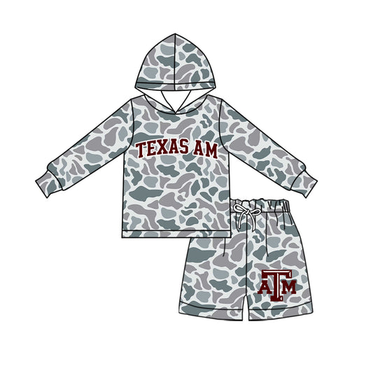 Toddle kids custom texas team design long sleeve outfit