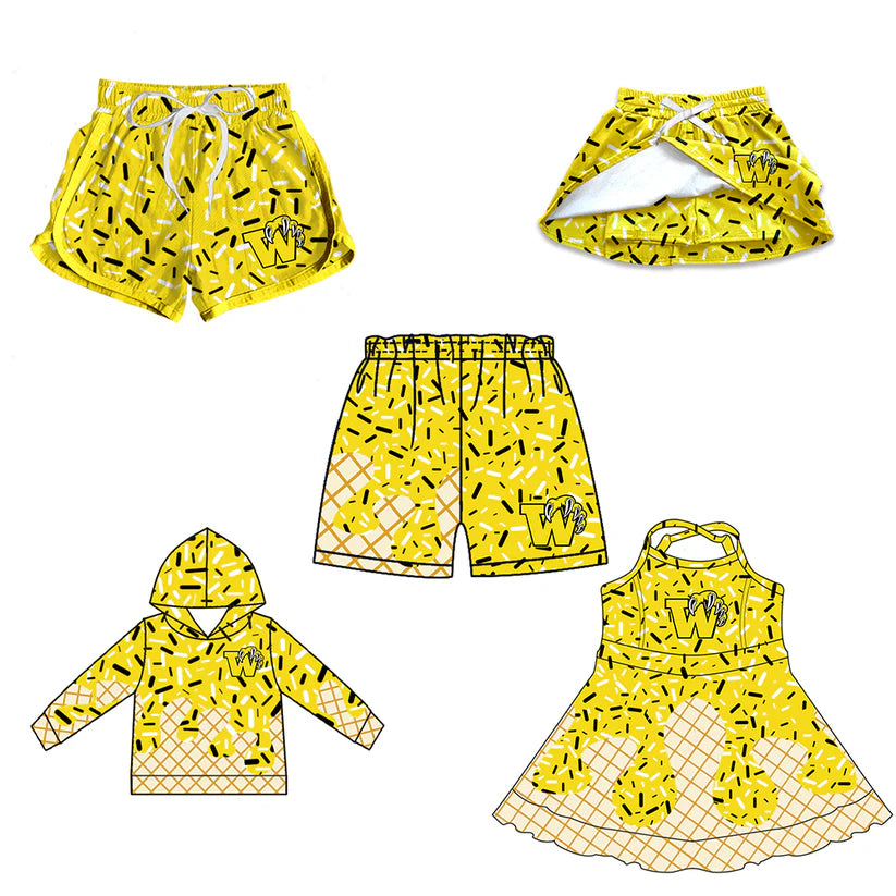 Toddle baby custom team design matching outfit