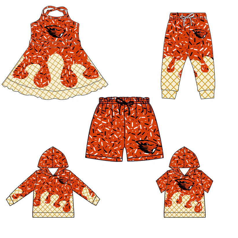 Toddle baby custom design matching outfit