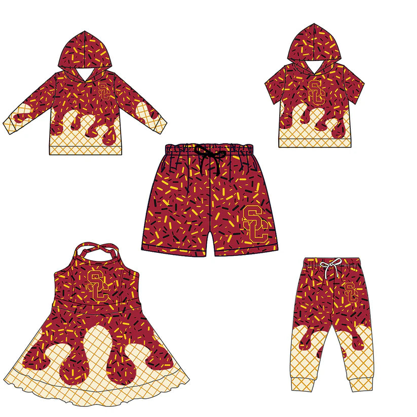 Toddle baby custom team design matching outfit