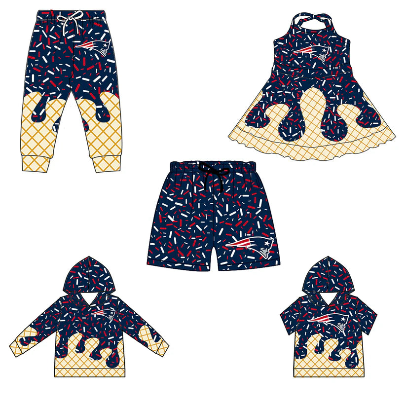 Toddle baby custom team design matching outfit