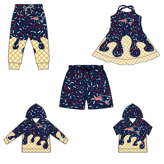 Toddle baby custom team design matching outfit