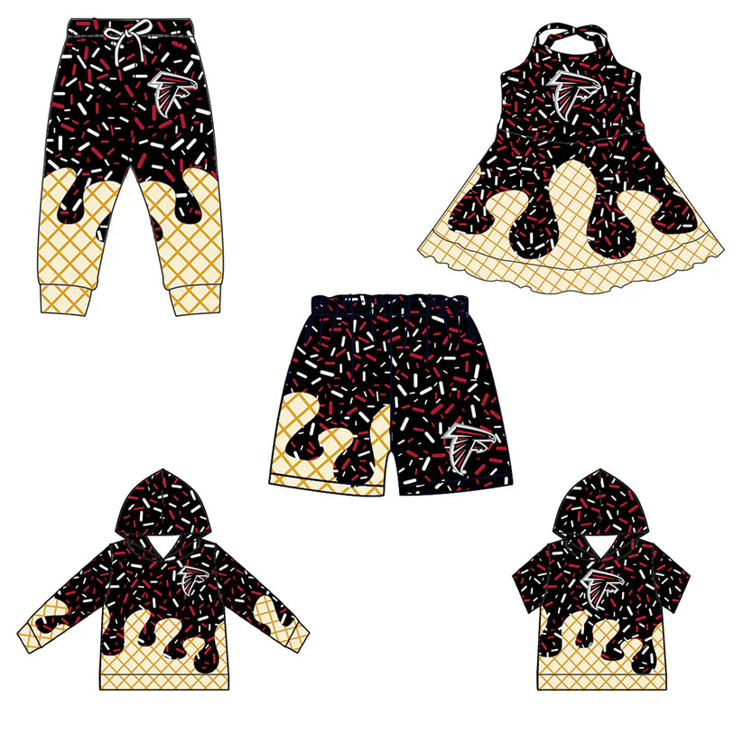Toddle baby custom team design matching outfit