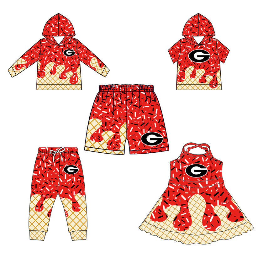 Toddle baby custom team design matching outfit