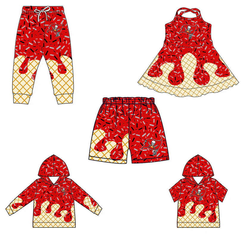 Toddle baby custom team design matching outfit