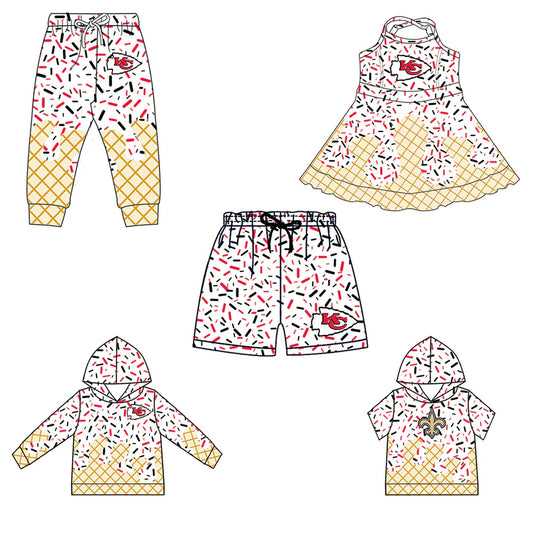 Toddle baby custom team design matching outfit