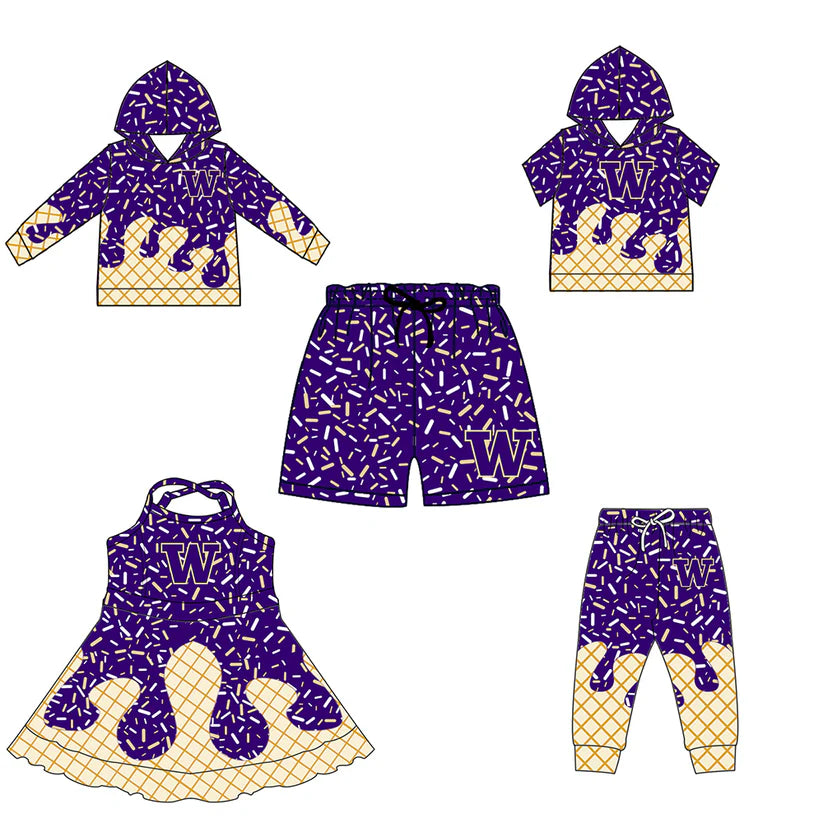 Toddle baby custom team design matching outfit