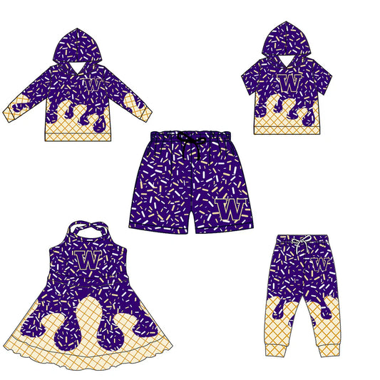 Toddle baby custom team design matching outfit