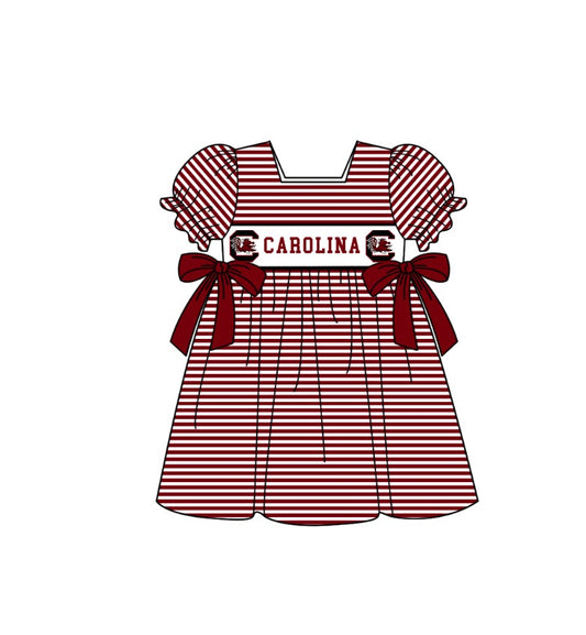 Custom collegiate team girls summer dress