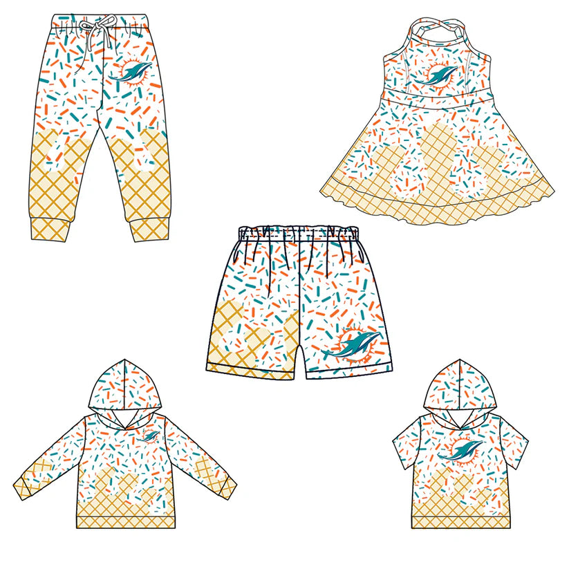 Toddle baby custom team design matching outfit