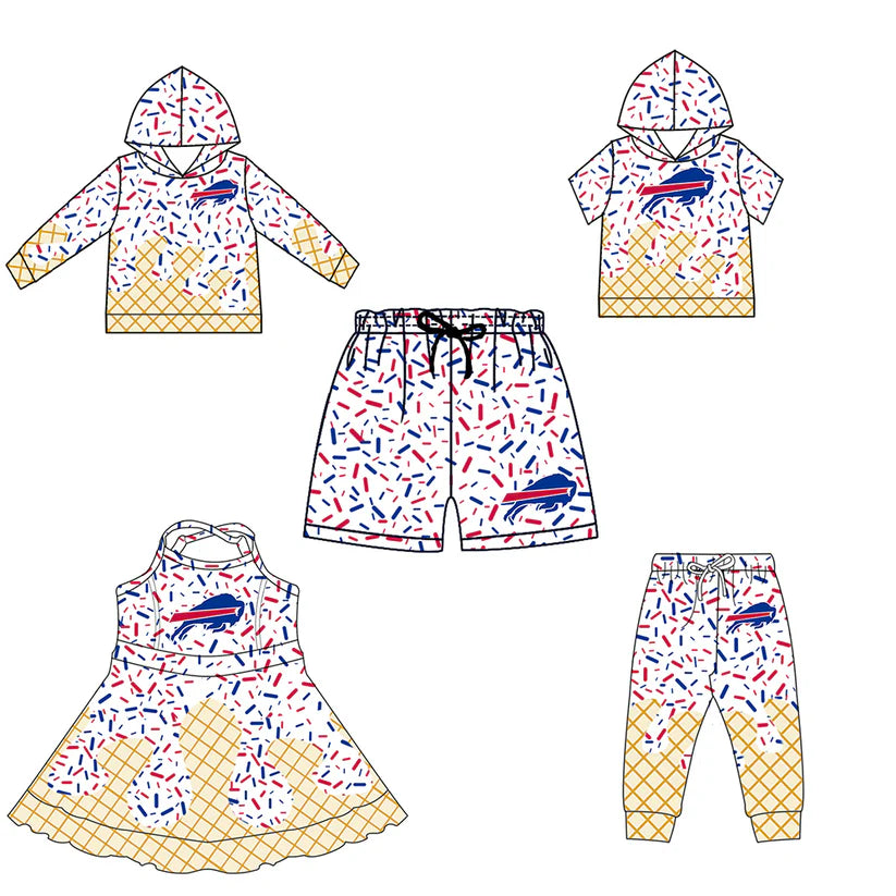 Toddle baby custom team design matching outfit