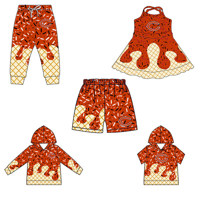Toddle baby custom team design matching outfit