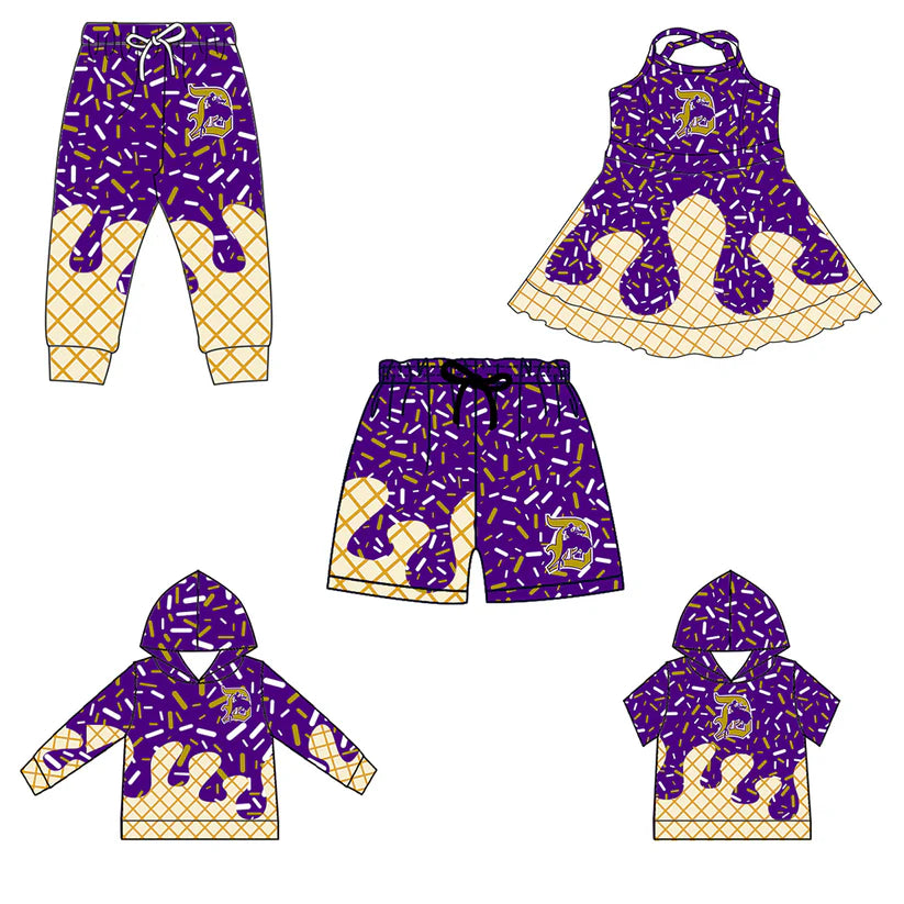 Toddle baby custom team design matching outfit