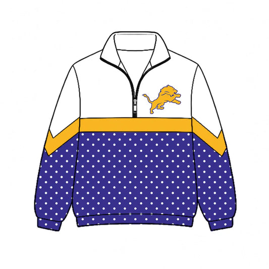 Kid team style long sleeve pullover top