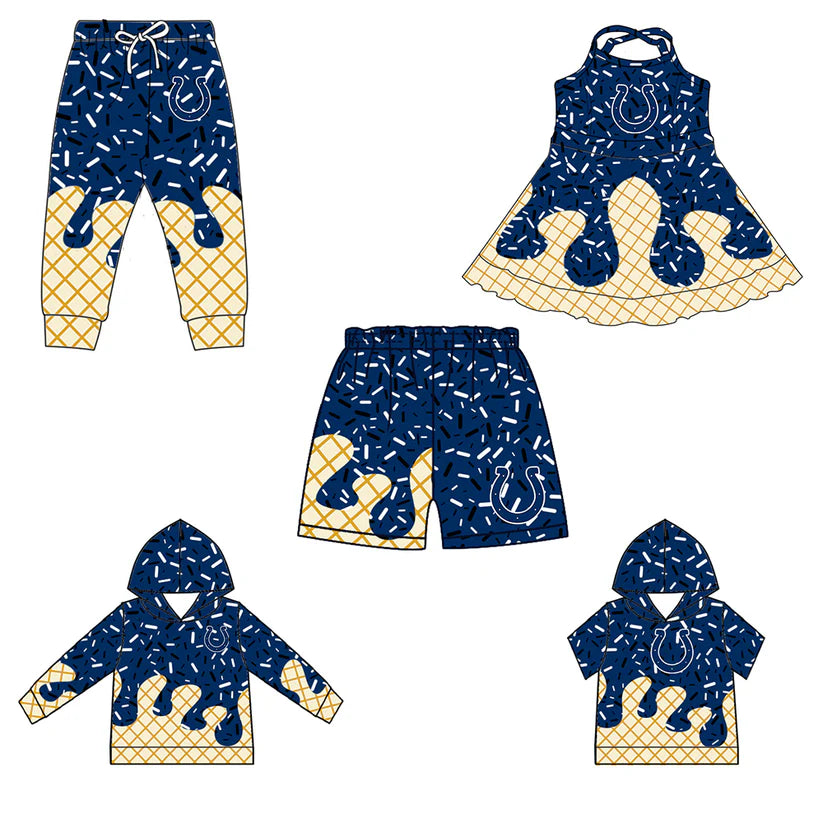 Toddle baby custom team design matching outfit