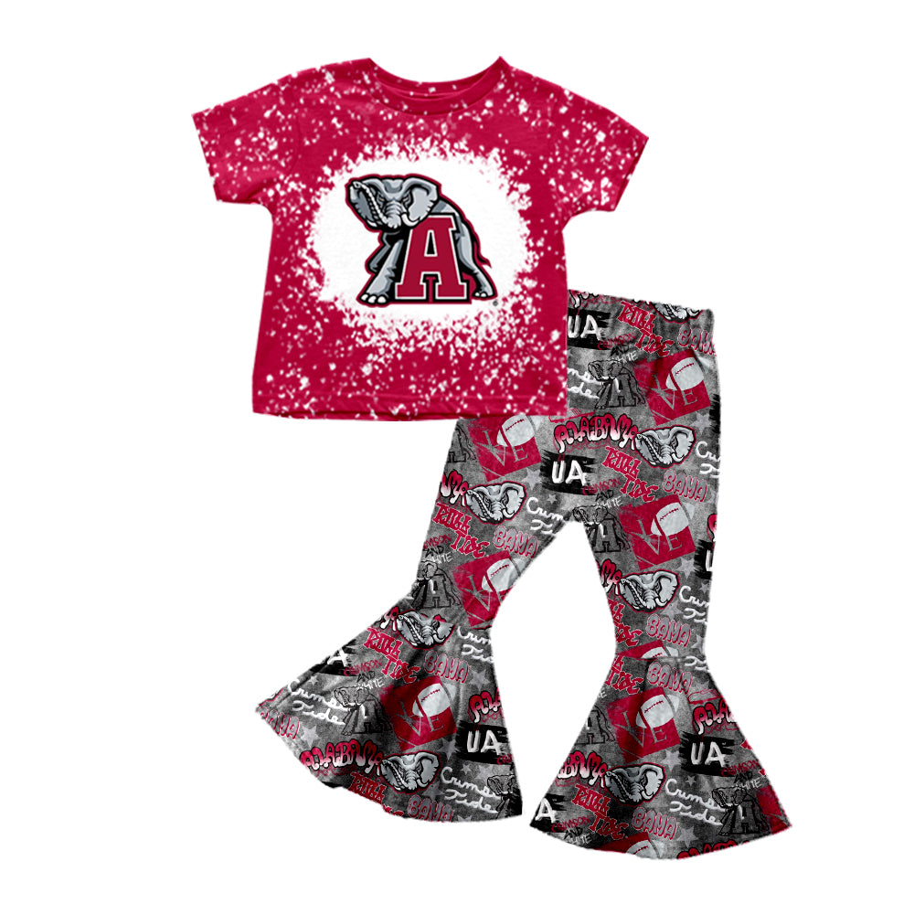 baby  girls custom teams clothing set