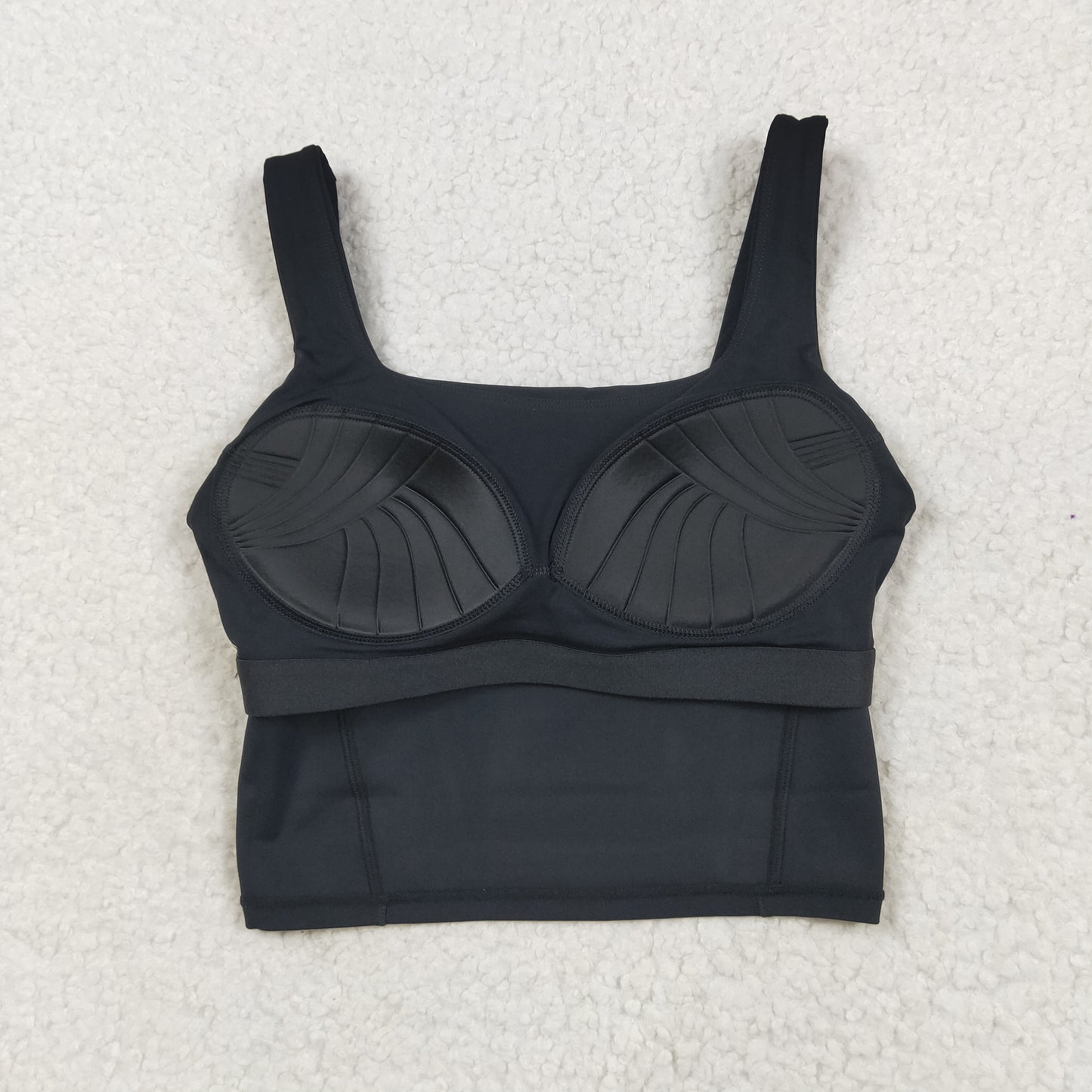 USA SHOP Adult women black bra crop top