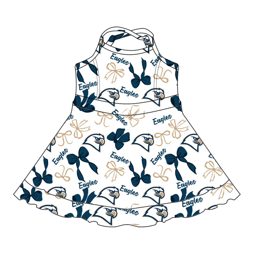 Toddle girls wholesale custom team design dress