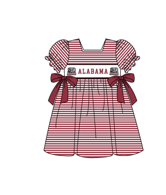 Custom collegiate team girls summer dress