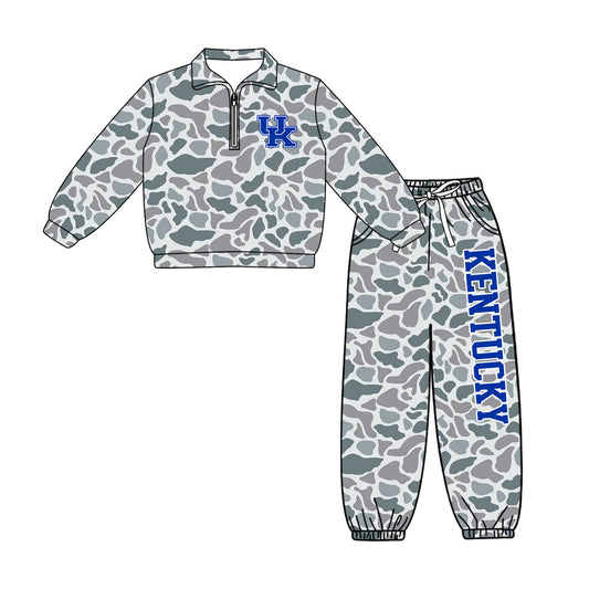Toddle kids custom kentucky design long sleeve outfit