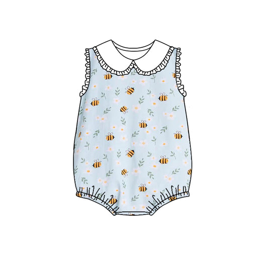 toddle baby bee flower romper