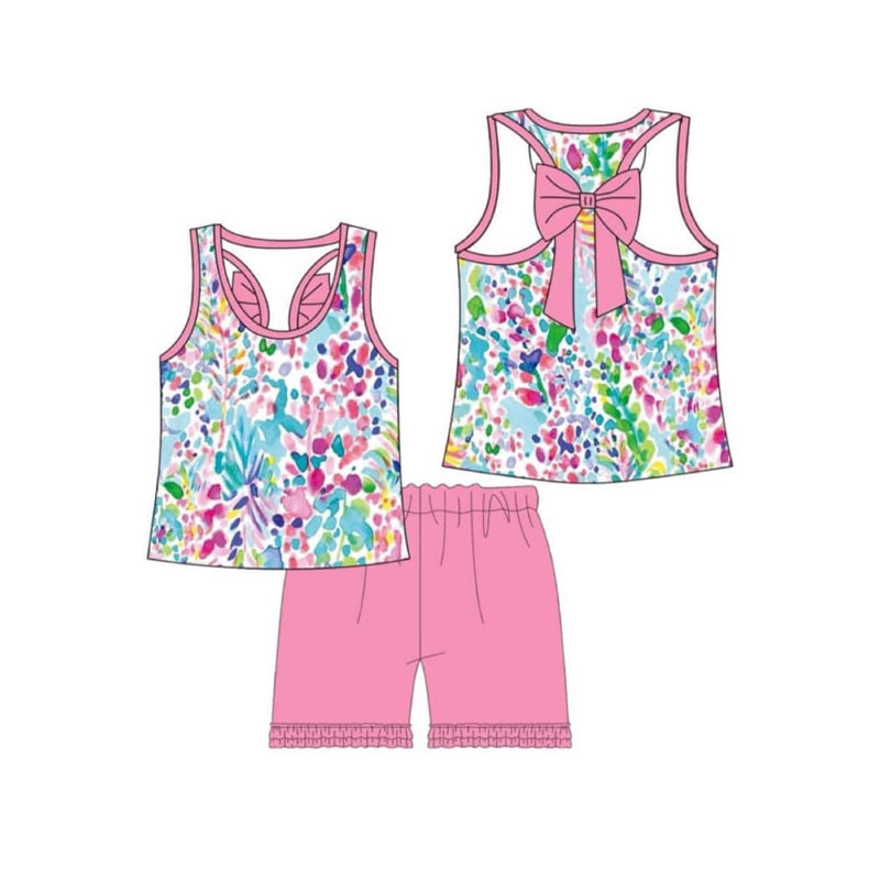 baby girls short sleeve outfit