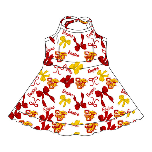 Toddle girls wholesale custom team design dress
