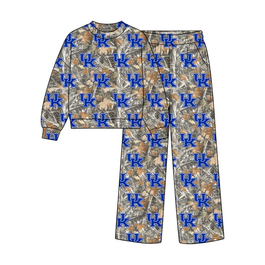 Toddle kids custom kentucky team design boy long sleeve clothes wholesale price