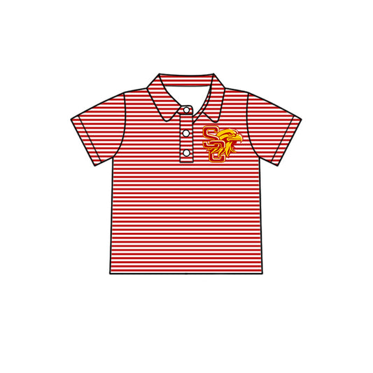 Kids baby short sleeve custom team pullover top