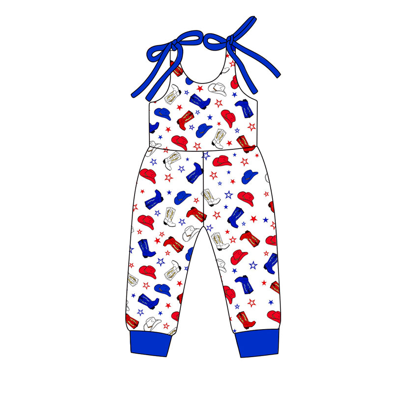 July 4th design kids baby summer romper