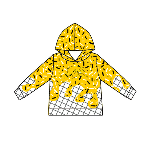 baby boy custom team design hoodie top