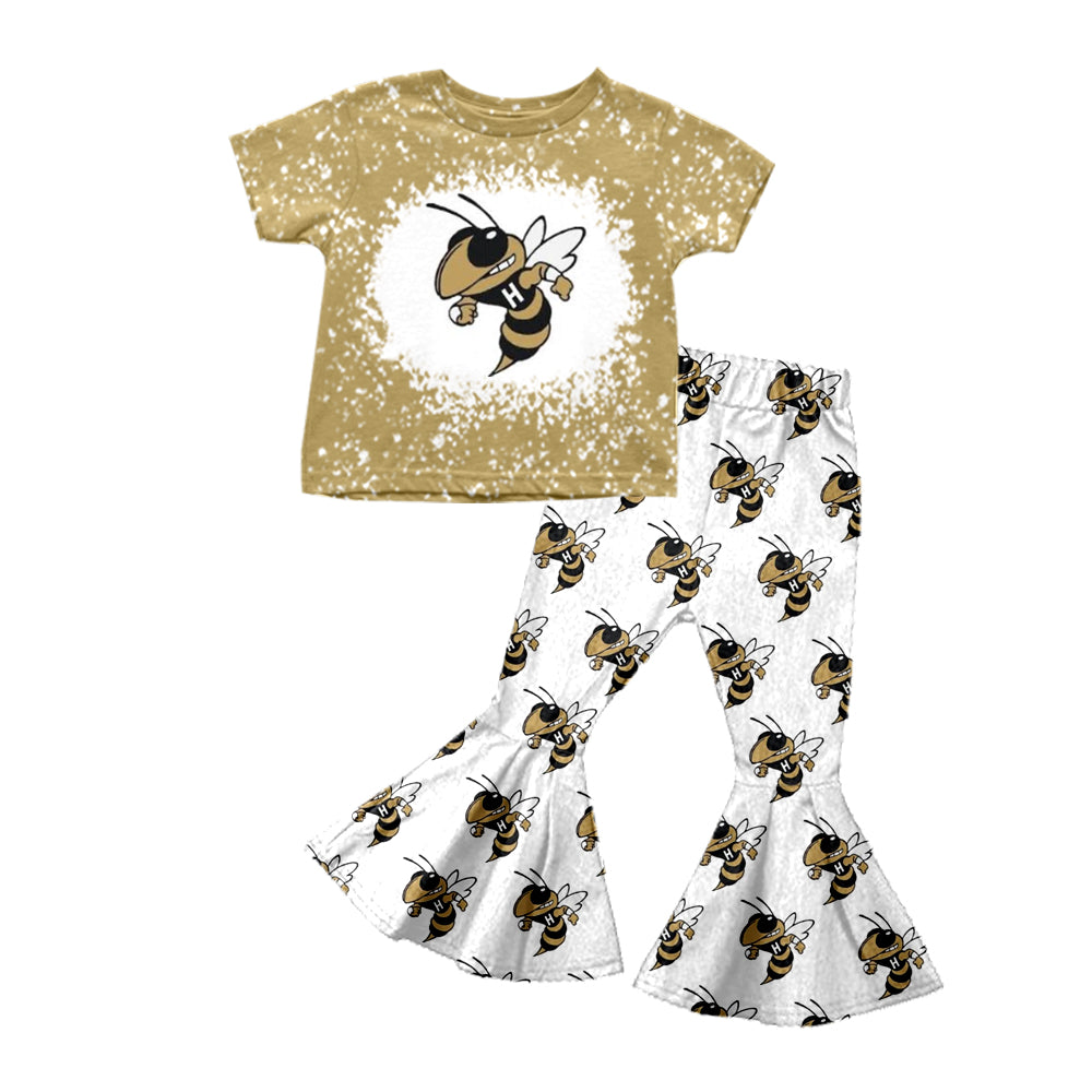 baby girls bee team design outfit