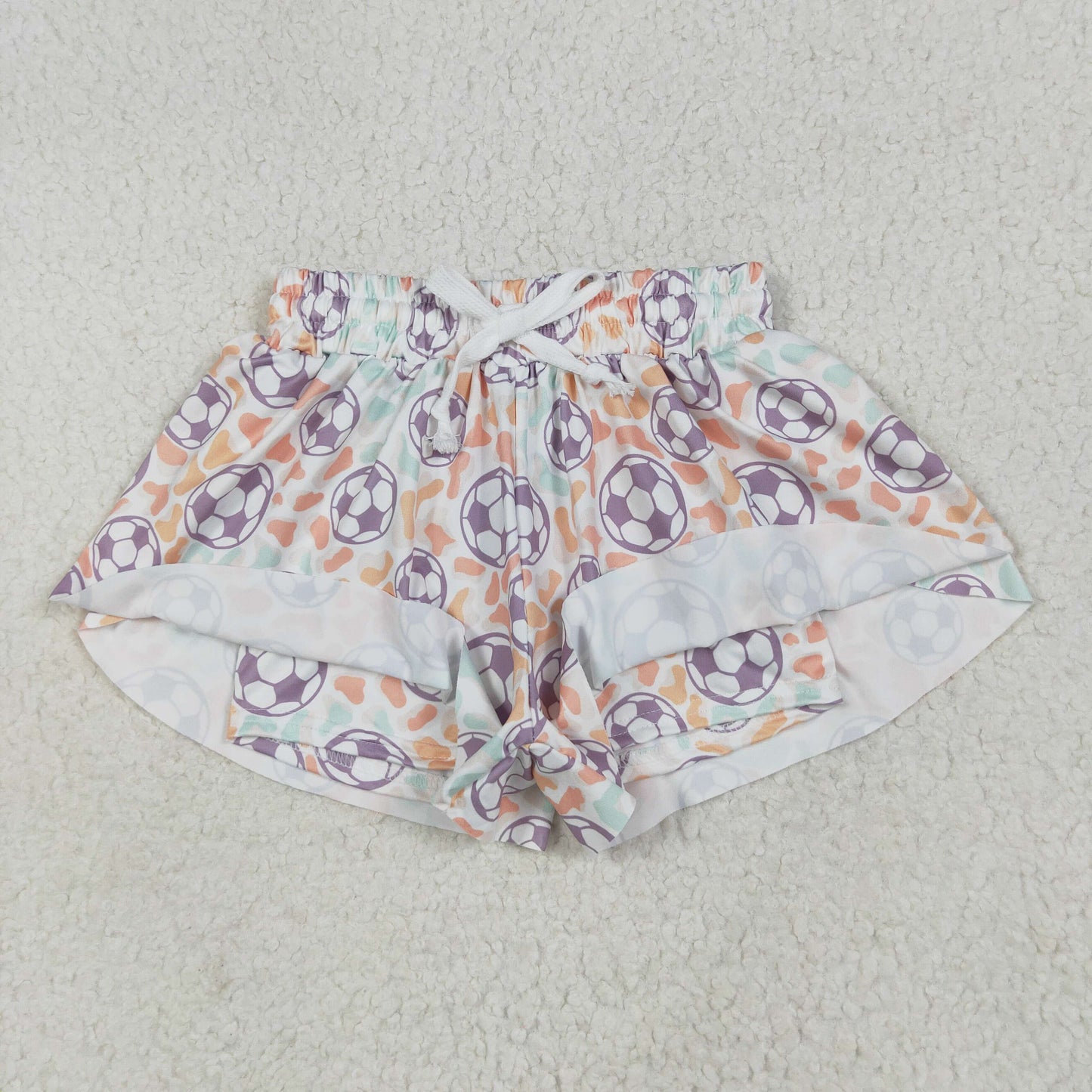 Toddle baby girls colorful bow shorts