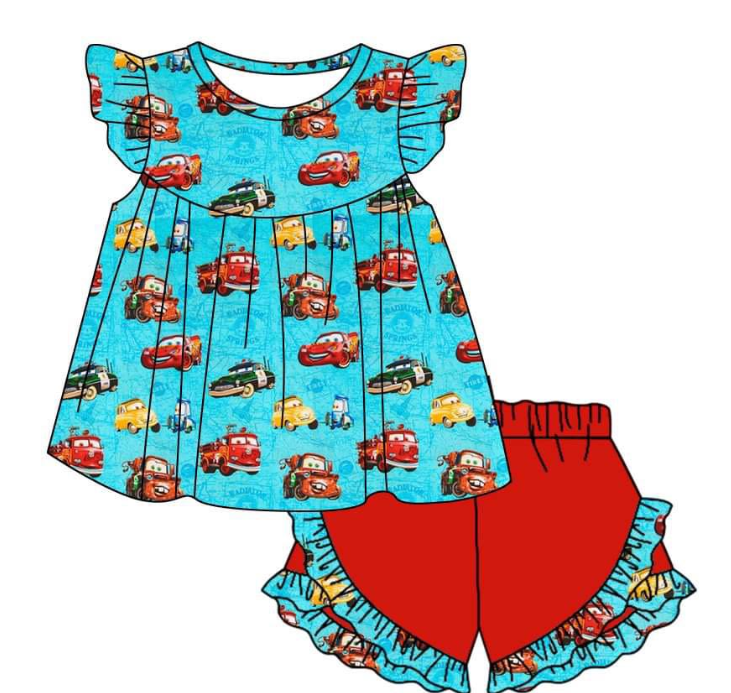 baby girl cartoon outfit