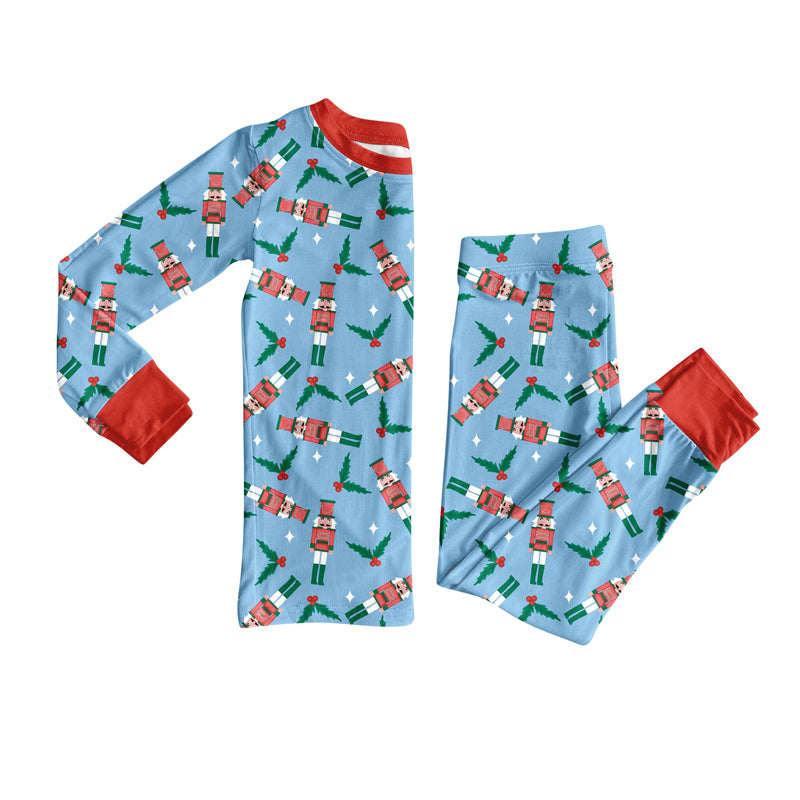 Toddle kids Christmas soldier design matching outfit