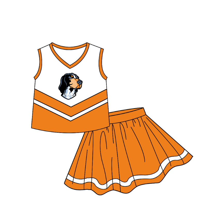 baby girls team cheer skirt outfit add liner shorts