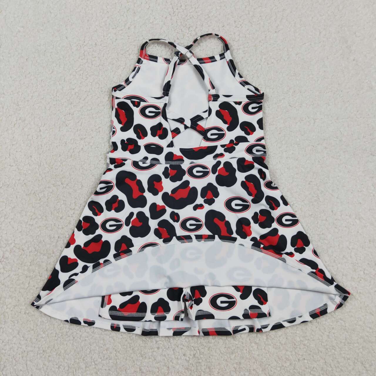 Georgia Team camo design girls summer active yoga dress